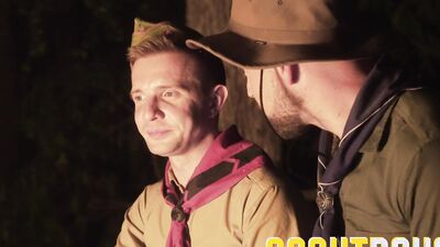 ScoutBoys DILF troop lead Adam Snow plows twink scout hole