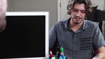 HOT AS FUCK Inked Jock Gets Pounded Hard At Job Interview