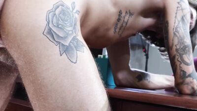 HOT AS FUCK Inked Jock Gets Pounded Hard At Job Interview