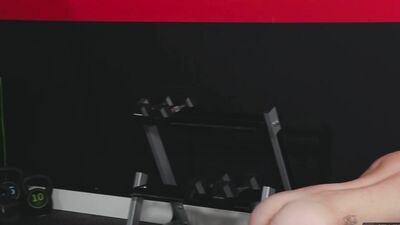 Annoyed Jock Railed In Gym By Muscly Rival