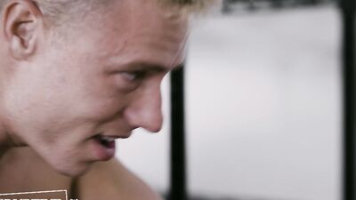 Military Jock Accepts Sexuality & Has Intense First Gay Experience with Bunkmate