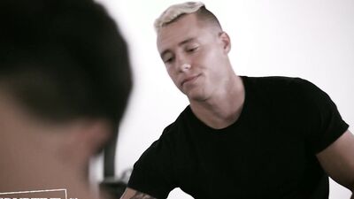 Military Jock Accepts Sexuality & Has Intense First Gay Experience with Bunkmate