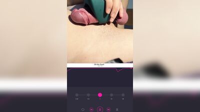 Cumming and hard moaning. Lovense gush playing with my thick cock