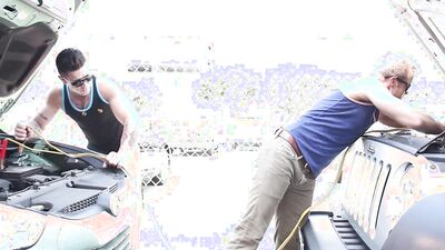 MANROYALE Two Ripped Studs Taste Each Others Cocks