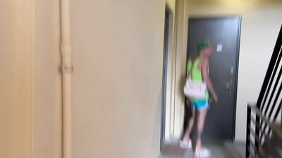 A powerful stream of cum on a twink's face after passionate sex with a stranger - 517