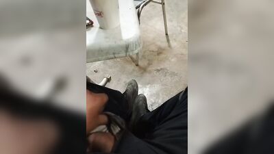 Mascuker Man Plays with His Dick on Webcam While Smoking