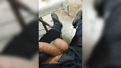 Mascuker Man Plays with His Dick on Webcam While Smoking