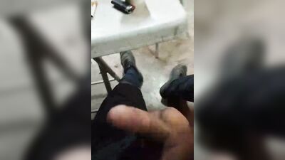 Mascuker Man Plays with His Dick on Webcam While Smoking
