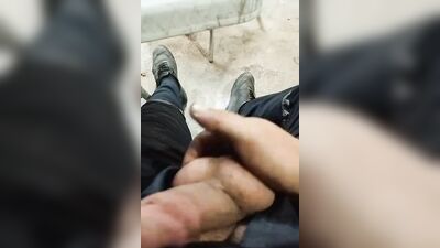 Mascuker Man Plays with His Dick on Webcam While Smoking