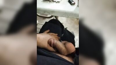 Mascuker Man Plays with His Dick on Webcam While Smoking