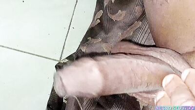 After the old pervert sucked me, look how he left my dick