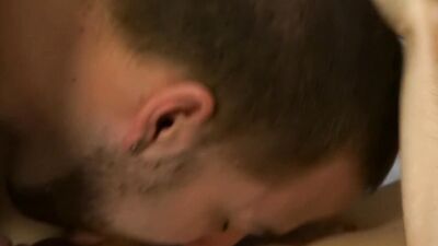 Bot Kyler Moss moans while hunk Preston Steel anal plows him