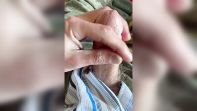 US Army Specialist borrows his sarge's boxer shorts and jerks off in them!