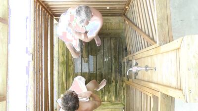 Hot Twink Fucked by Daddy Bareback in the Shower