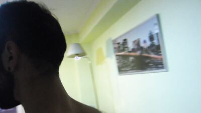 Recording a CUSTOM video for a FAN JERKING OFF with HUGE CUMSHOT