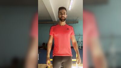 NAKED WORKOUT at the GYM (100% REAL)