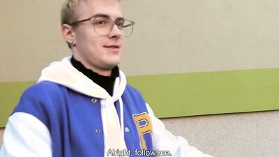 Blond Twink Is Lucky To Get A Chance To Fuck His Hot Neighbour Before He Moves Out - BIGSTR