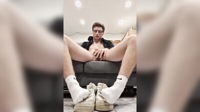 Beautiful air force fuck on the sofa