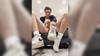 Beautiful air force fuck on the sofa