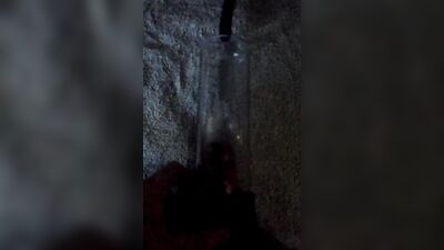 Dick And Balls With Rubber Bands Vacuum Pumping With Condom