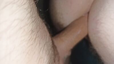 I'm screaming from the buzz as my daddy fucks me with his huge dick!