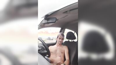 Wanking in the Parking and Cum