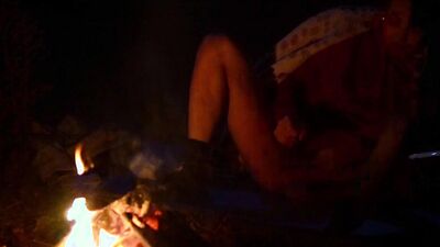 Horny pissy twink cum under the moonlight