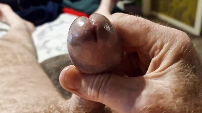 An oily very verbal piss wank and orgasm lots of body spasms andsome 'fur' play