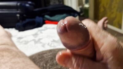 An oily very verbal piss wank and orgasm lots of body spasms andsome 'fur' play