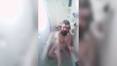 Getting myself clean but the camera falls