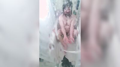 Getting myself clean but the camera falls