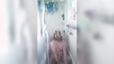 Getting myself clean but the camera falls
