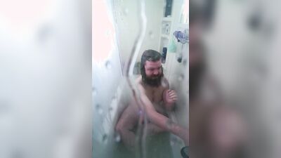 Getting myself clean but the camera falls