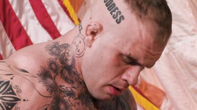 Beefy Tatted Soldier Raw Fucks Horny Jock - ActiveDuty