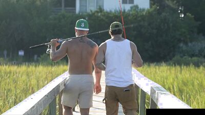 Bearded Beach Bro Shows Hunk His Big Dick Skills