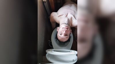 Flushing my head down the toilet and top view of my skinny perfect body while in Bath tub