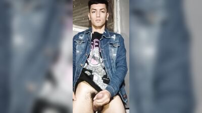 Hot young man masturbates until he ejaculates