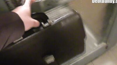 TWINKPOP - Cute Twink Brings His Own Double Sided Dildo To Use It For His Asshole & Pay His Debt