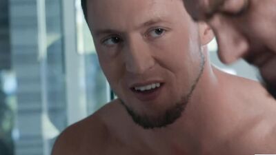 MENSEXGEAR - Pierce Paris has two surprises for the chiseled stud Danny Montero. The first surprise