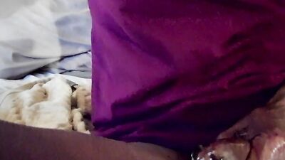 Horny, moaning n PopperGasm from stroking my greasy lacrosse dick with messy cumshot