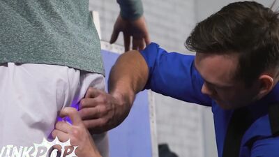 TWINKPOP - Muscular Hottie Dante Colle Gets His Tight Ass Drilled By Hot Agent Jackson Traynor
