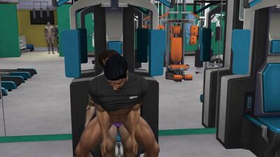 Sims 4 Toddy & Best Friend Lewis Gym Orgy WickedWhims
