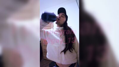 Smoky Handsome Guy Shoves a Bottle up His Ass 4K HD