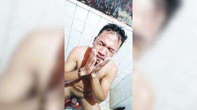 Shower routine with Cum skincare routine to my face