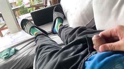 Too tired to masturbate in pissed flooded layers when I went to bed, completed the cycle in the morn