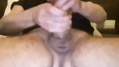 Uncut Hung British Daddy Verbal Wank With Toy