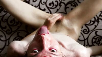 Superb anal massage with cumming all over myself