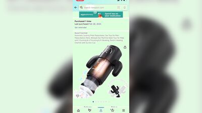 Automatic male masturbator