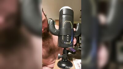 Automatic male masturbator