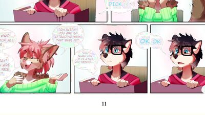 Furry Sex Comic: Critical Success - anal, double penetration, handjob, rimming, blowjob